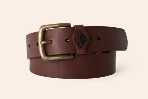 Handmade Leather belt 1½ wide Brixham Heistercamp