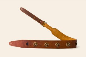 Handmade Hound Tor Leather Guitar Strap Ex Sample