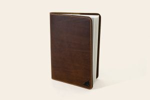 Journal cover in Tan leather