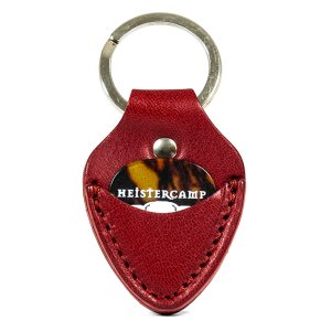 Plectrum Key Fob in Red